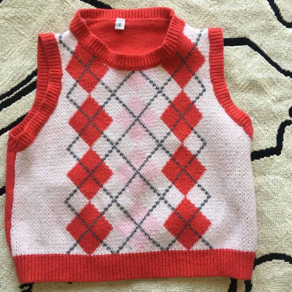 argyle vest